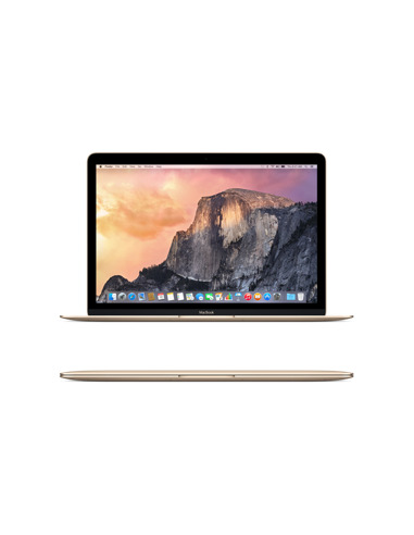 MacBook Retina 12" (Začátek 2015) - 1,2 GHz - SSD 512 GB - 8 GB AZERTY - Francouzská (Velmi Dobrý Stav)