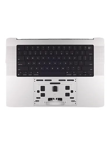 Augšējais korpuss (top case) akumulators priekš MacBook Pro 16" (novembris 2023), Sudraba