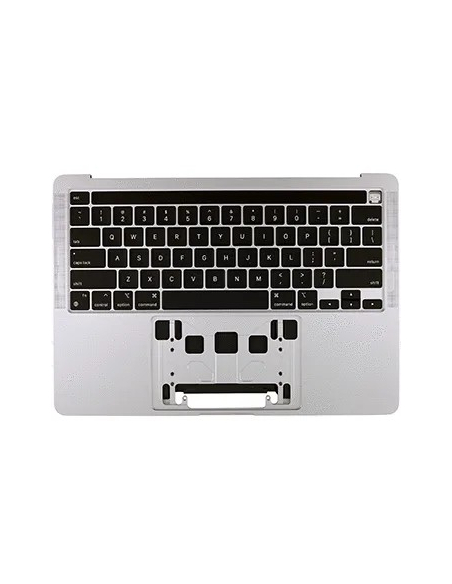 Coque supérieure avec clavier Azerty (Gris sidéral) touchbar pour MacBook Pro 13" M1 (A2338) 2020 - 3