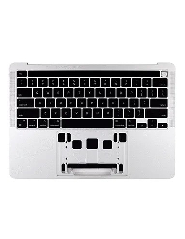 Coque Supérieure Clavier Francais (A2338) Argent MacBook Pro Retina Touchbar M1 13" L2020 - 2