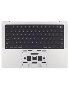 Coque Supérieure Espagnol Argent (A2442) MacBook Pro 14" M1 2021 2