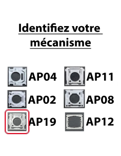 Tasto AZERTY £ # ` @ per MacBook (Magic Keyboard a forbice AP19) 2