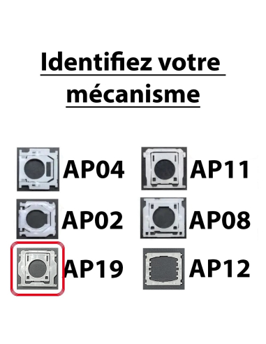 Kit de touches AP19 ISO pour MacBook Air & Pro (2019-2025) – 25