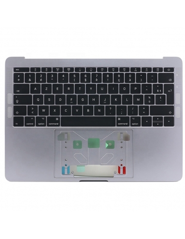 Coque supérieure MacBook Pro 13" (A1708, 2016-2019), Gris sidéral (PILOTE)