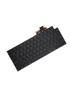 Clavier Américain pour MacBook Air 13" (A2681/A3113/A3240/A2941/A3114/A3241, 2022-2025), Noir 2