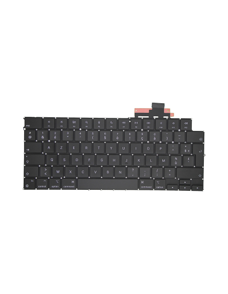 Tastierë Frëngjisht për MacBook Air 13"/15" (A2681/A3113/A3240/A2941/A3114/A3241, 2022-2025), E zezë – 1