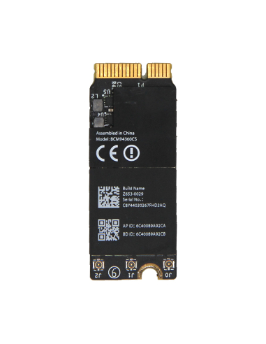 Carte AirPort Wi-Fi pour MacBook Pro 13" (A1502/A1398, 2015)