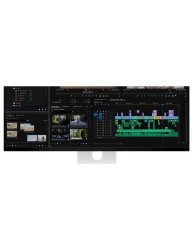 Kuycon Q32S en montage vidéo sous Adobe Premiere Pro