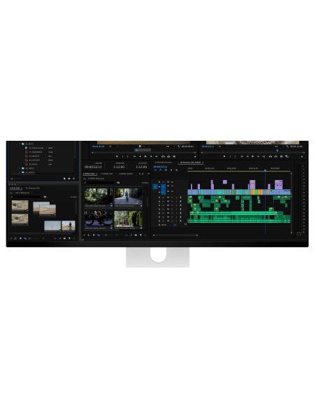 Kuycon Q32S en montage vidéo sous Adobe Premiere Pro