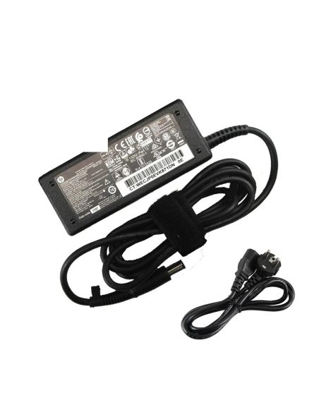 شاحن HP 65W أصلي 19,5V 3,33A بموصل 7,4mm - مستعمل يعمل 100%