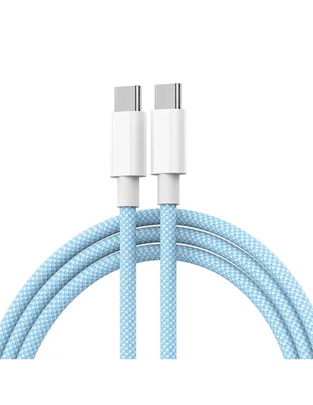 Braided 60 W USB-C to USB-C Cable, 1 m