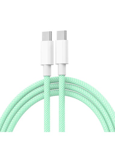 Opletený kábel USB-C na USB-C 60 W, 1 m