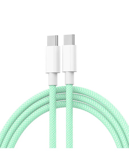 Braided 60 W USB-C to USB-C Cable, 1 m