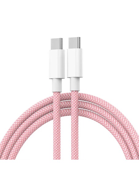 Opletený kábel USB-C na USB-C 60 W, 1 m