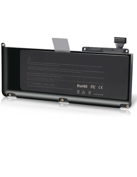 Аккумулятор для MacBook 13" Unibody (A1331, конец 2009-середина 2010), белый, трёхкомпонентный - 5600 mAh